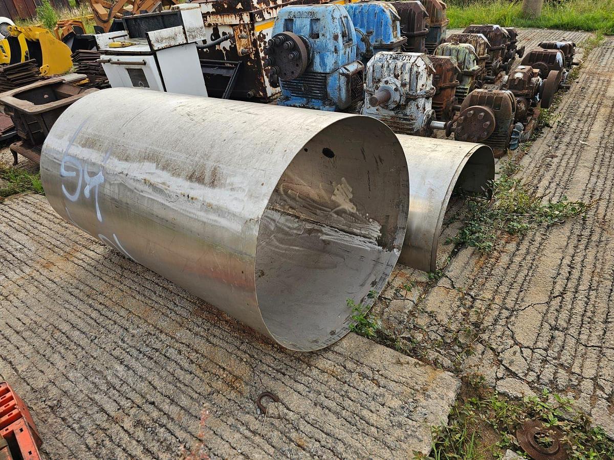 Used  MAGNETIC SEPERATOR STAINLESS STEEL SLEEVE DRUM PLATES