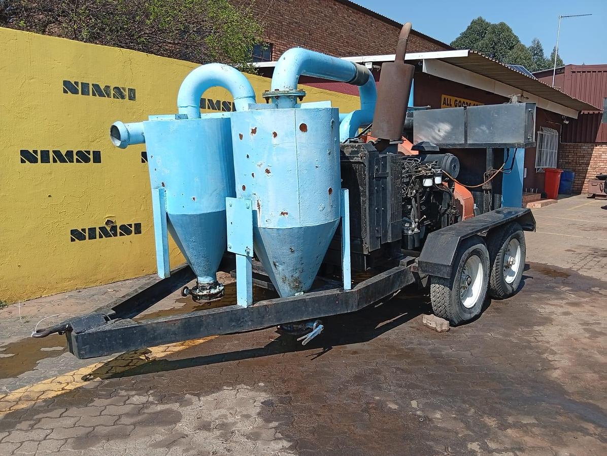 Used DIESEL MOBILE VACUUM UNIT WITH START & GO BOX WITH 6 CYLINDER PERKINS ENGINE 1832/1500