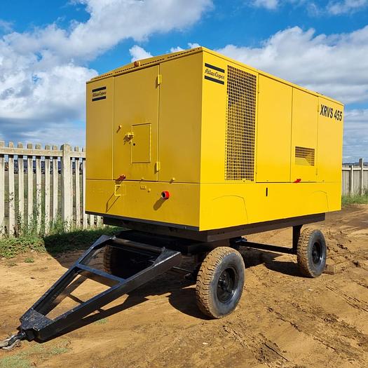 Used ATLAS COPCO XRVS 455 900CFM 25BAR MOBILE COMPRESSOR