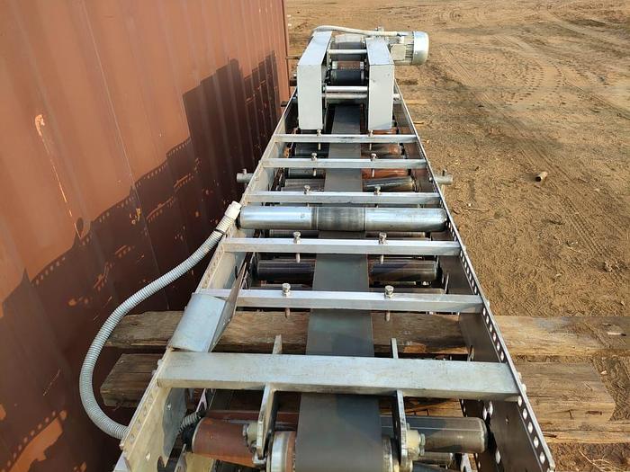 Used 1 X 100 M PACKING LINE ROLLER CONVEYOR STRUCTURE COMPLETE WITH DRIVES UNIT (TESTED)