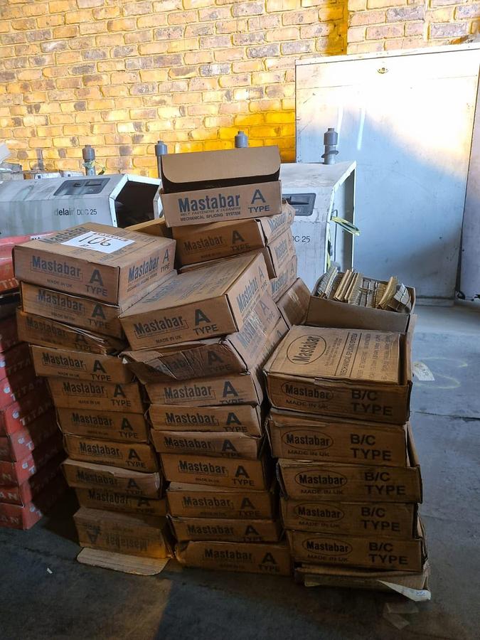 Used MASTABAR CONVEYOR BELT SPLICING CLIPS (ORIGINAL CONDITION)