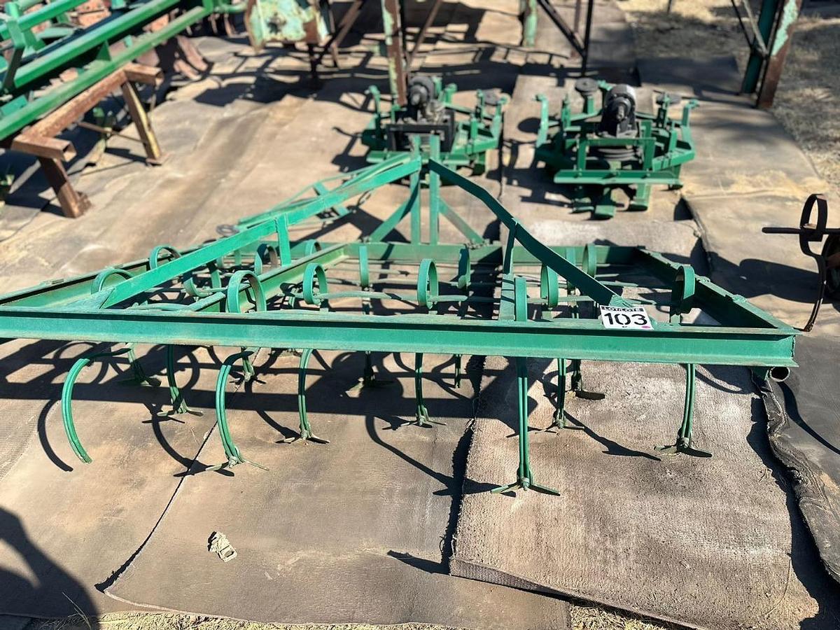 Used SPRING TOOTH HARROW WITH 16 RIPPER TEETH