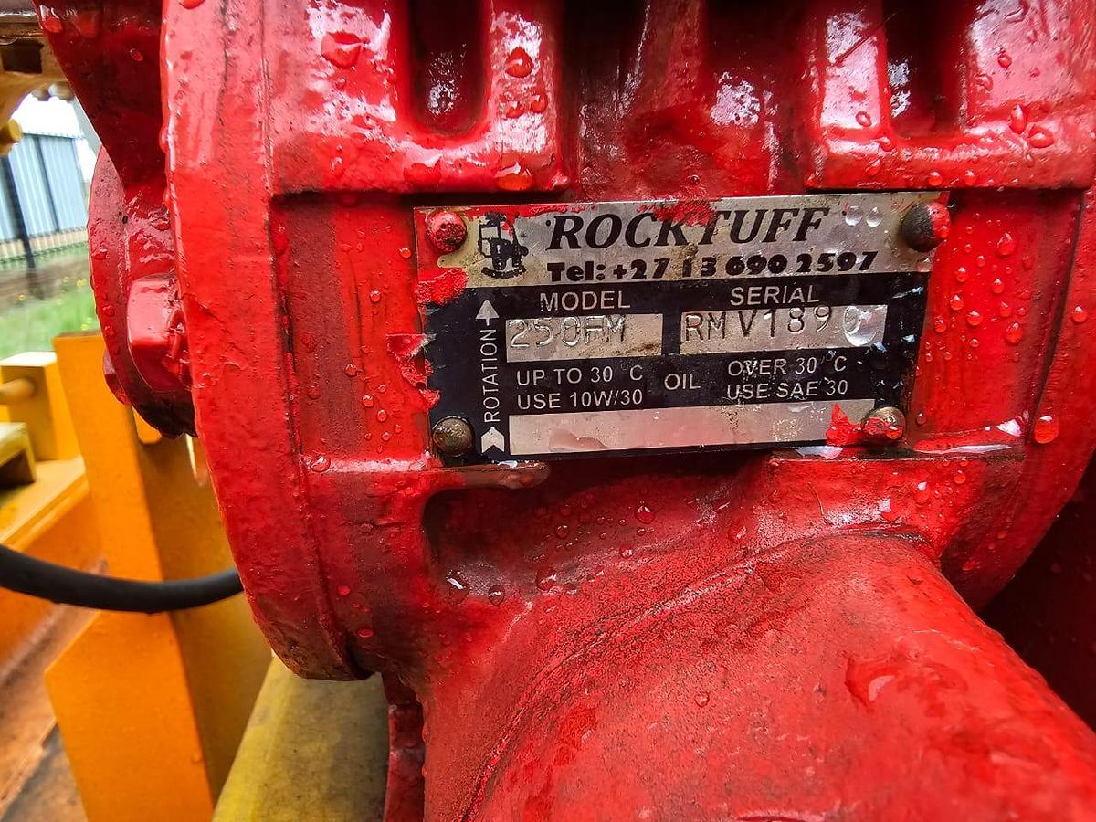 Used VOLVO PENTA DIESEL POWERED ENGINE AND 8" X 6" ROCKTUFF WATER PUMP ON TRAILER - OPERATIONAL