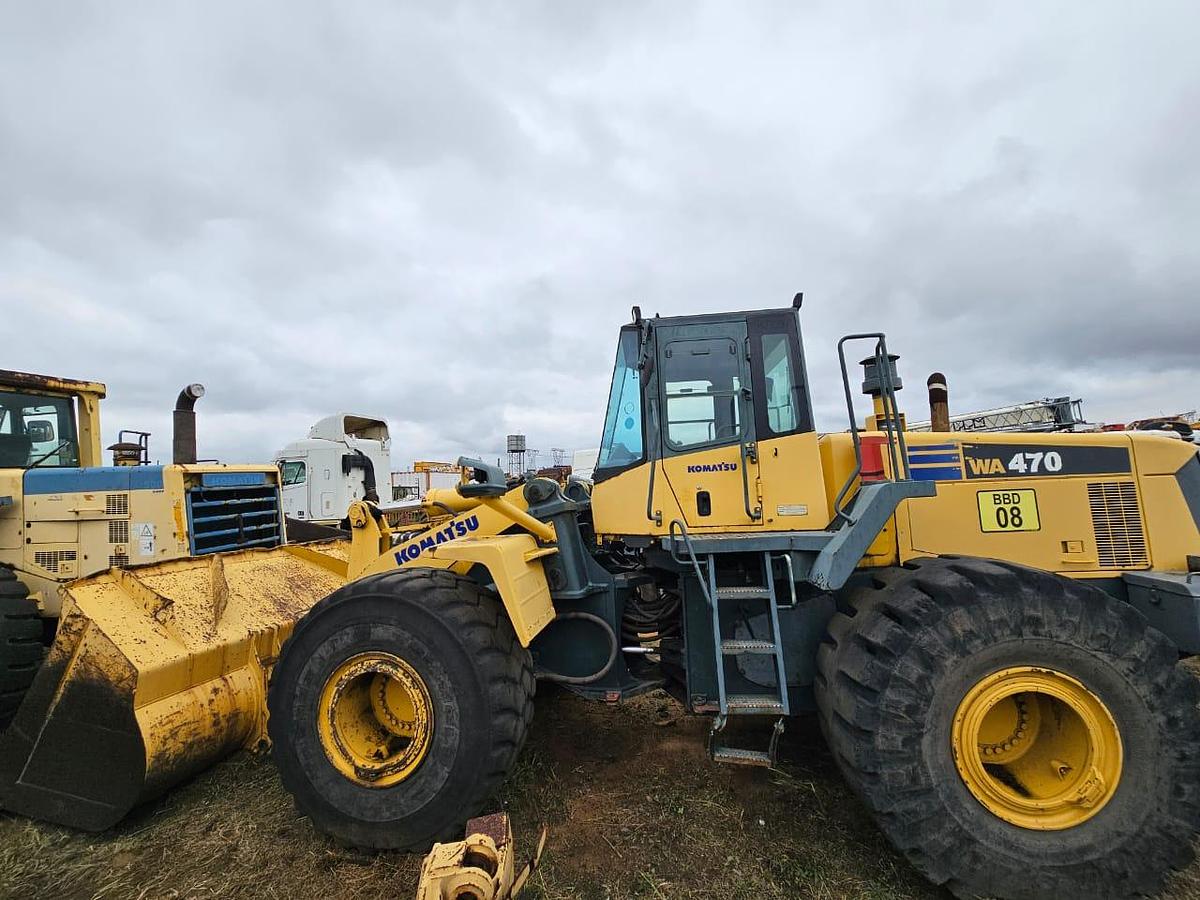 Used KOMATSU WA470-B FRONT END LOADER - INOPERABLE