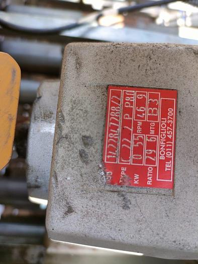 Used 1 X 100 M PACKING LINE ROLLER CONVEYOR STRUCTURE COMPLETE WITH DRIVES UNIT (TESTED)