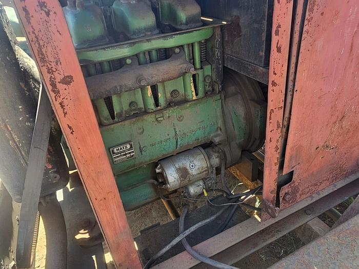 Used GENERATOR & POWERWELD 400 WELDER WITH 25 KW HATZ 3 CYLINDER ENGINE ON TRAILER