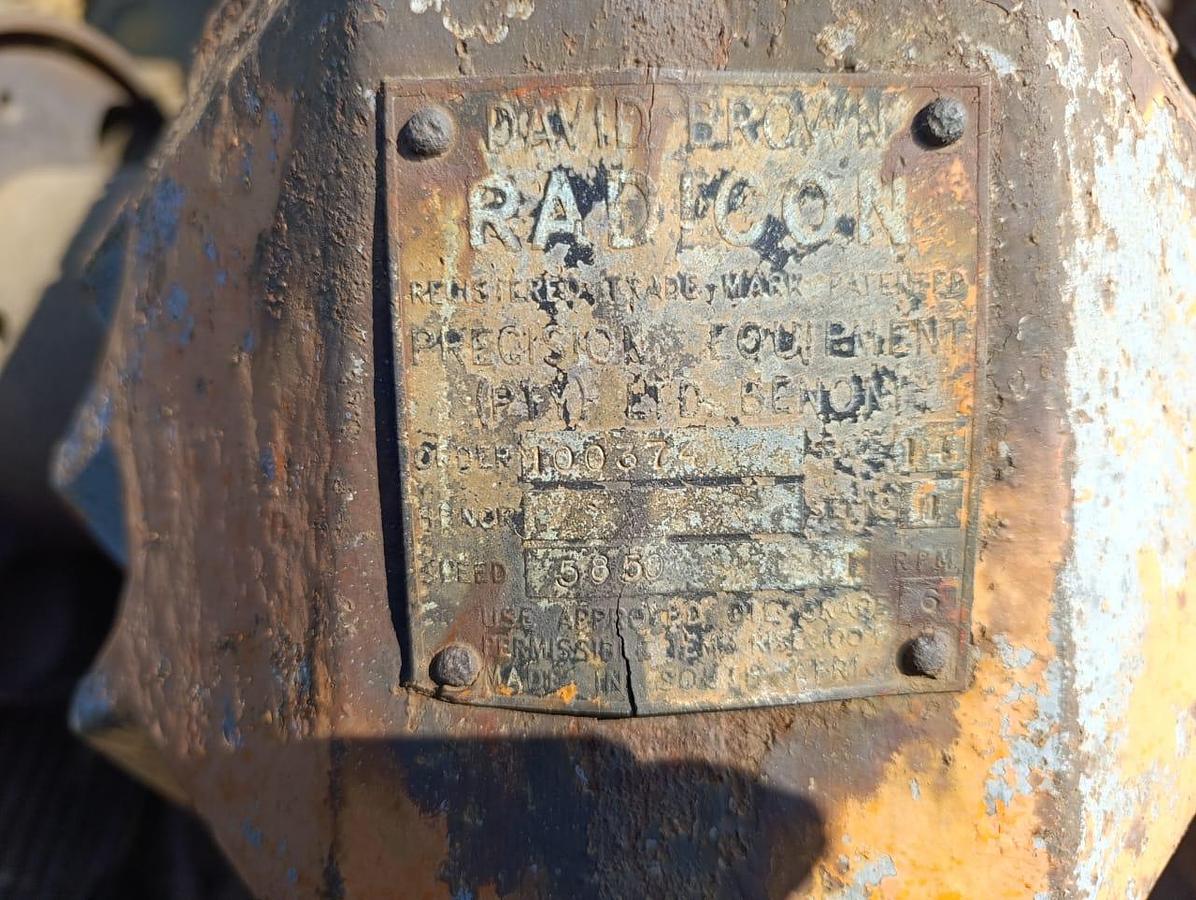 Used RADICON GEARBOX