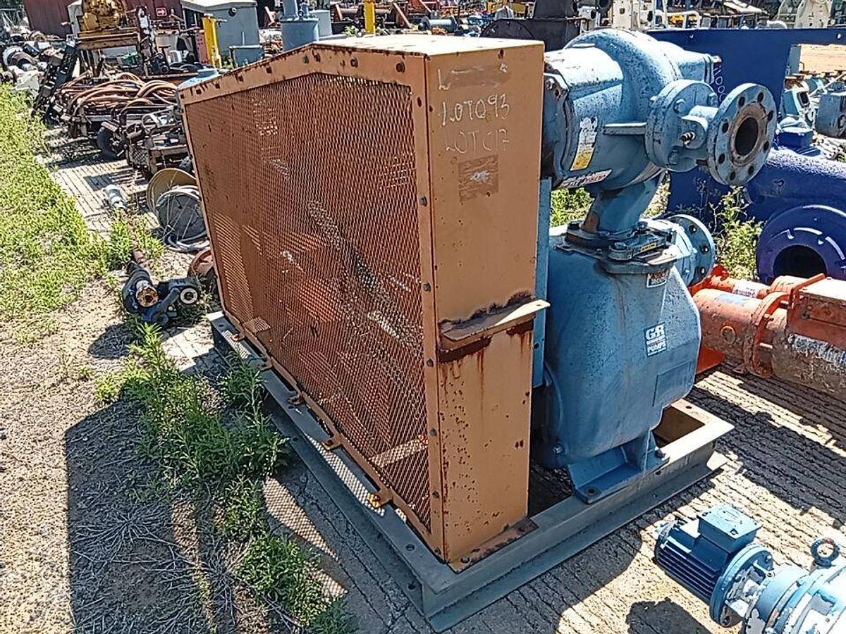 Used SELF-PRIMING CENTRIFUGAL PUMP SYSTEM WITH 55KW ELECTRICAL MOTOR
