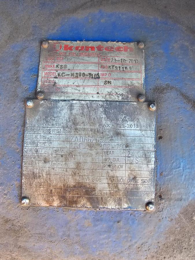 Used 8/6 PUMP WITH ELECTRIC MOTOR & FRAME (USED)