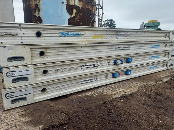 Used PORTABLE MINI ELECTRIC MOBILE SITE CONVEYOR