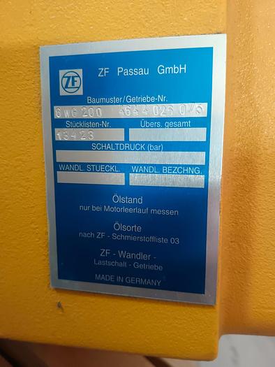 Used ZF TRANSMISSION 6WG 200 (RECON)