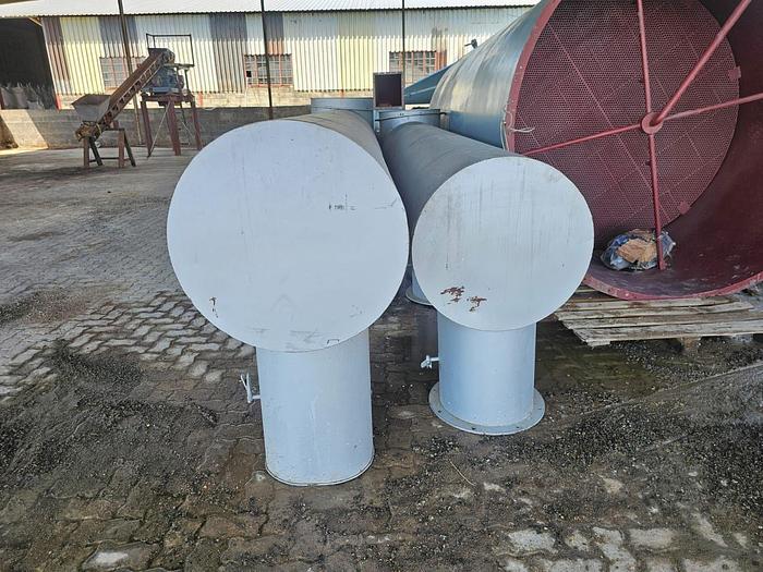 Used COMPLETE (BRAND NEW) 2024 VIBRATING FLUID BED DRYER UNIT, WITH FANS, OVEN, VIBRATORS, DUCTING, CYCLONES, CONTROL PANELS, SCREW FEEDERS, GEARBOXES & MOTORS