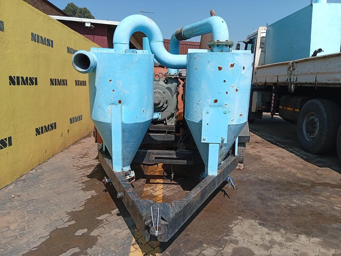 Used DIESEL MOBILE VACUUM UNIT WITH START & GO BOX WITH 6 CYLINDER PERKINS ENGINE 1832/1500
