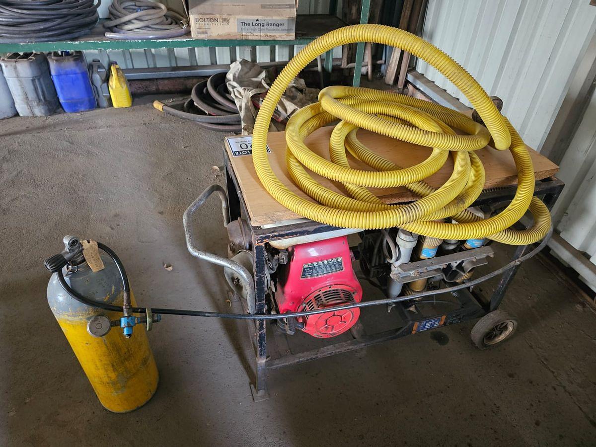 Used DIVING COMPRESSOR WITH CYLINDER