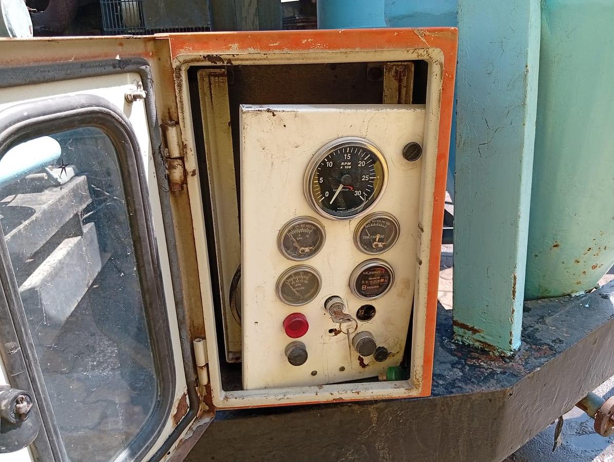 Used DIESEL MOBILE VACUUM UNIT WITH START & GO BOX WITH 6 CYLINDER PERKINS ENGINE 1832/1500