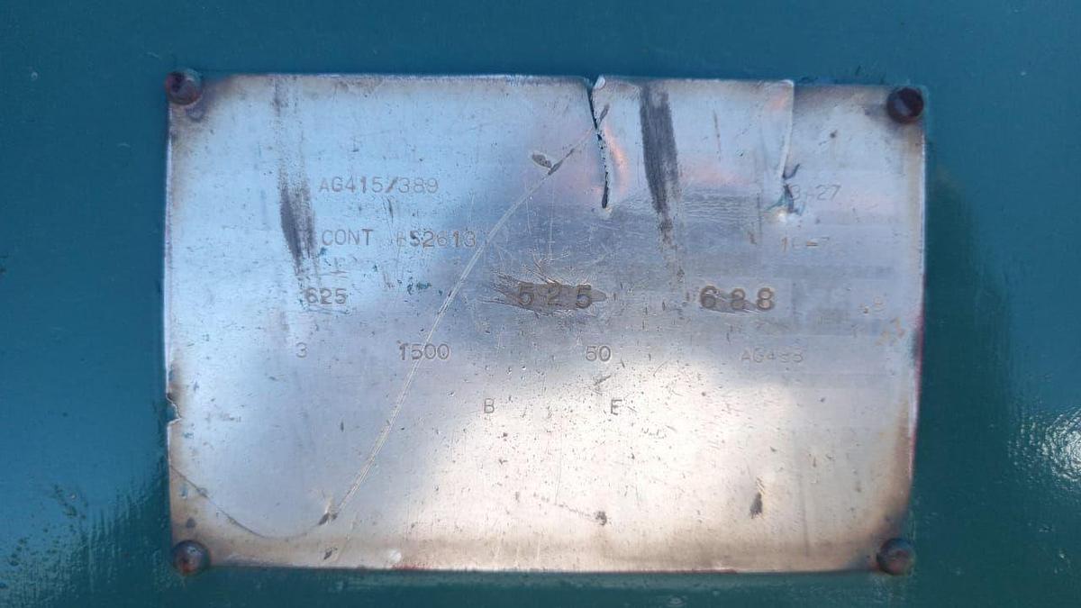 Used 1500 KVA ROLLS ROYCE 525V GENERATOR - OPERATIONAL CONDITION