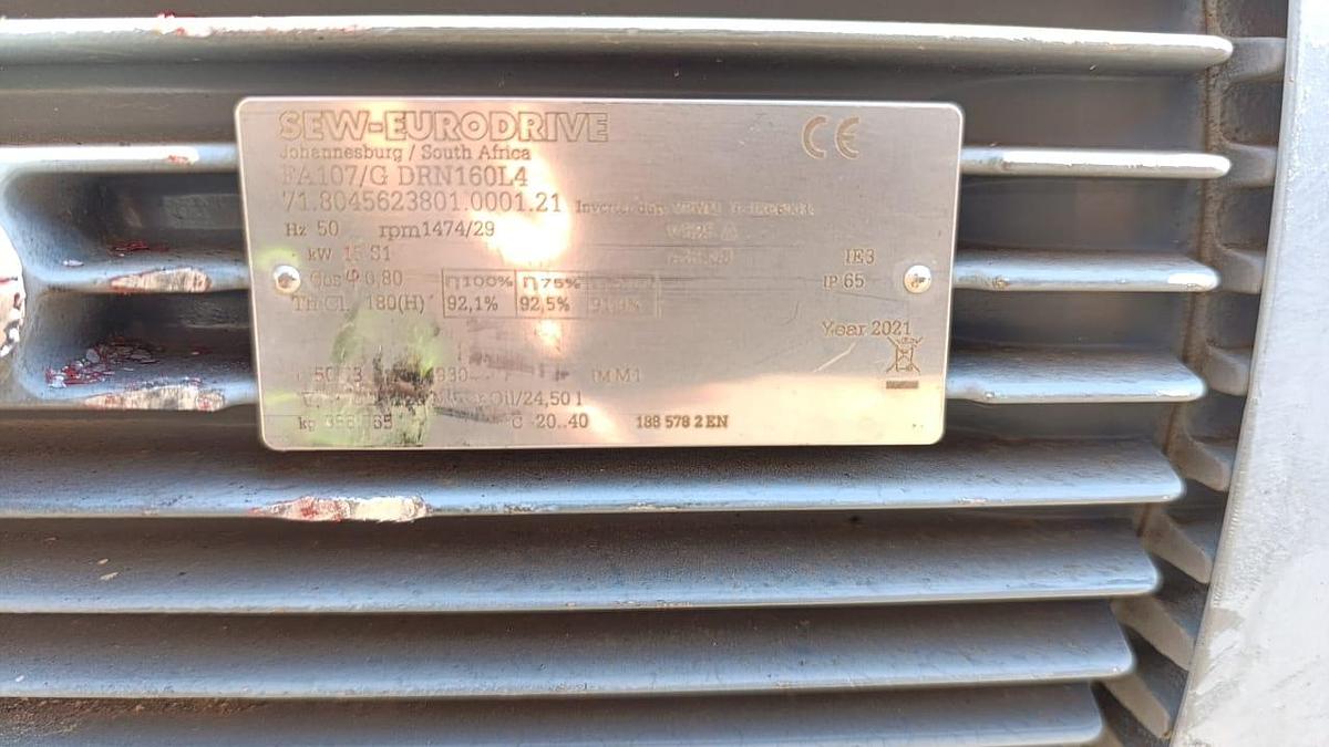 Used 13KW MOTOR WITH GEARBOX