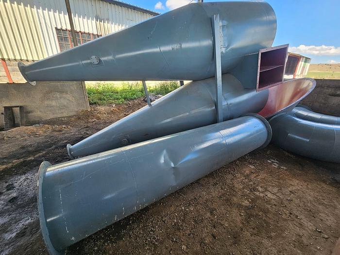 Used COMPLETE (BRAND NEW) 2024 VIBRATING FLUID BED DRYER UNIT, WITH FANS, OVEN, VIBRATORS, DUCTING, CYCLONES, CONTROL PANELS, SCREW FEEDERS, GEARBOXES & MOTORS