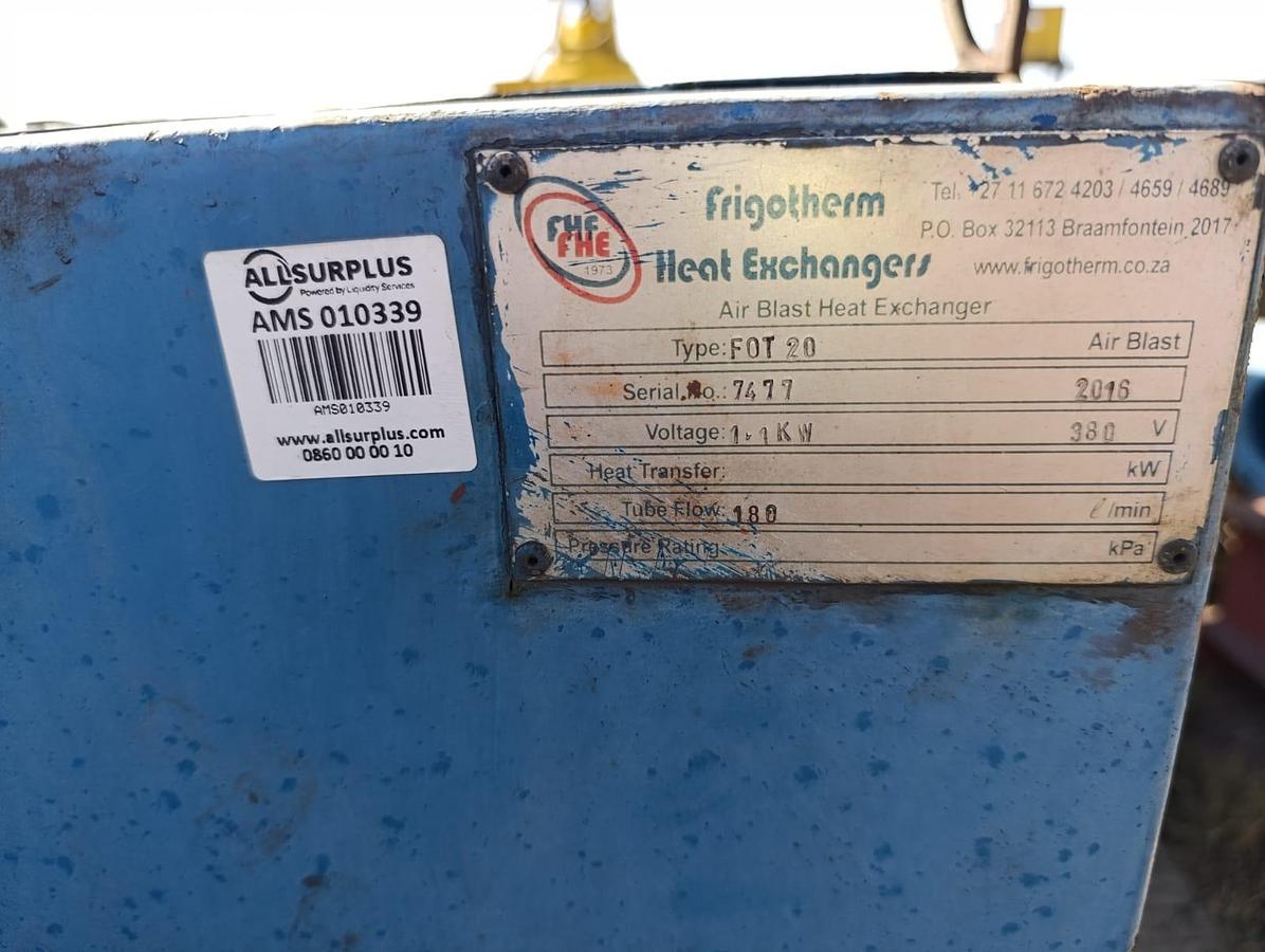 Used BAUER INDUSTRIAL FAN 1.1KW