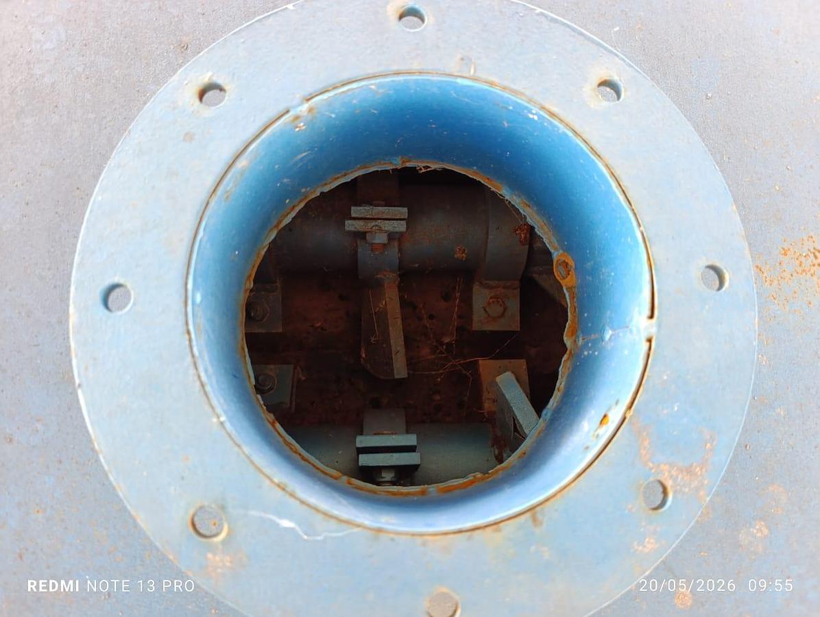 Used HORIZONTAL DOUBLE SHAFT MIXER WITH 7.5KW ELECTRIC MOTOR