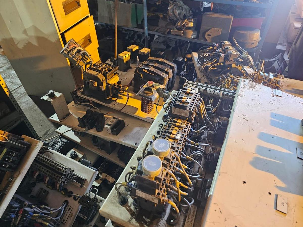 Used ELECTRICAL PANELS WITH CONTACTORS & ELECTRICAL CABLES - USED CONDITION