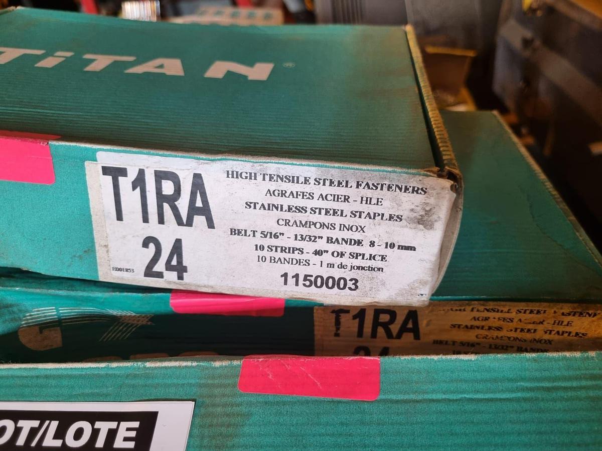 Used TITAN CONVEYOR BELT SPLICING CLIPS (ORIGINAL CONDITION)