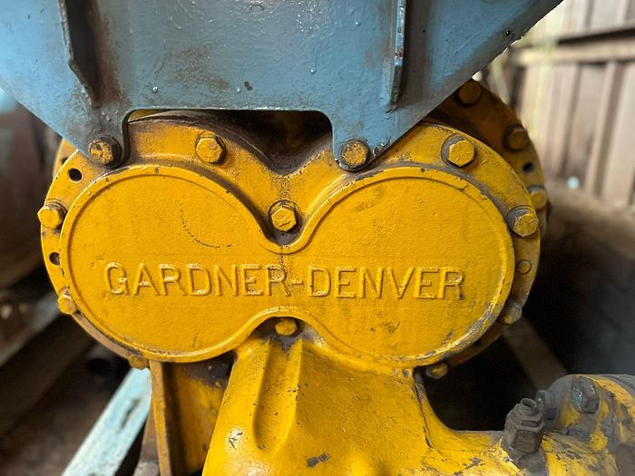 Used 200HP 380V ELECTRIC 1000CFM GARDNER-DENVER COMPRESSOR UNITON STAND (NOT TESTED)