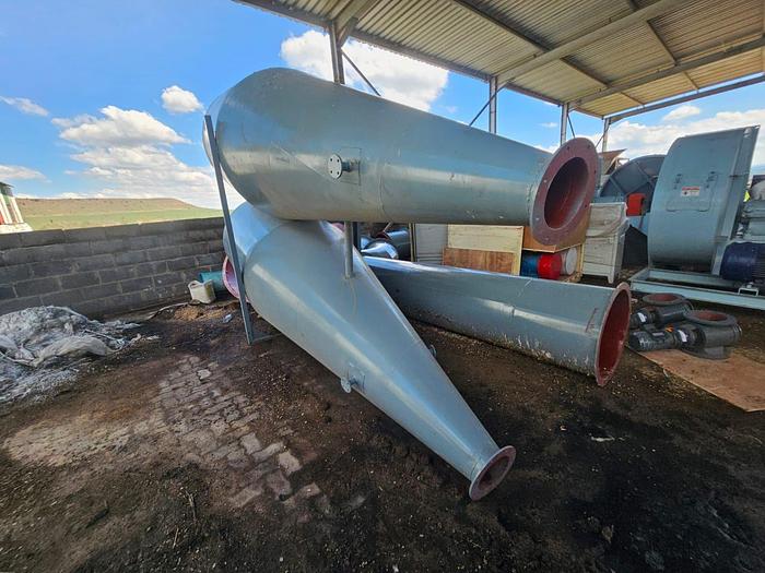 Used COMPLETE (BRAND NEW) 2024 VIBRATING FLUID BED DRYER UNIT, WITH FANS, OVEN, VIBRATORS, DUCTING, CYCLONES, CONTROL PANELS, SCREW FEEDERS, GEARBOXES & MOTORS