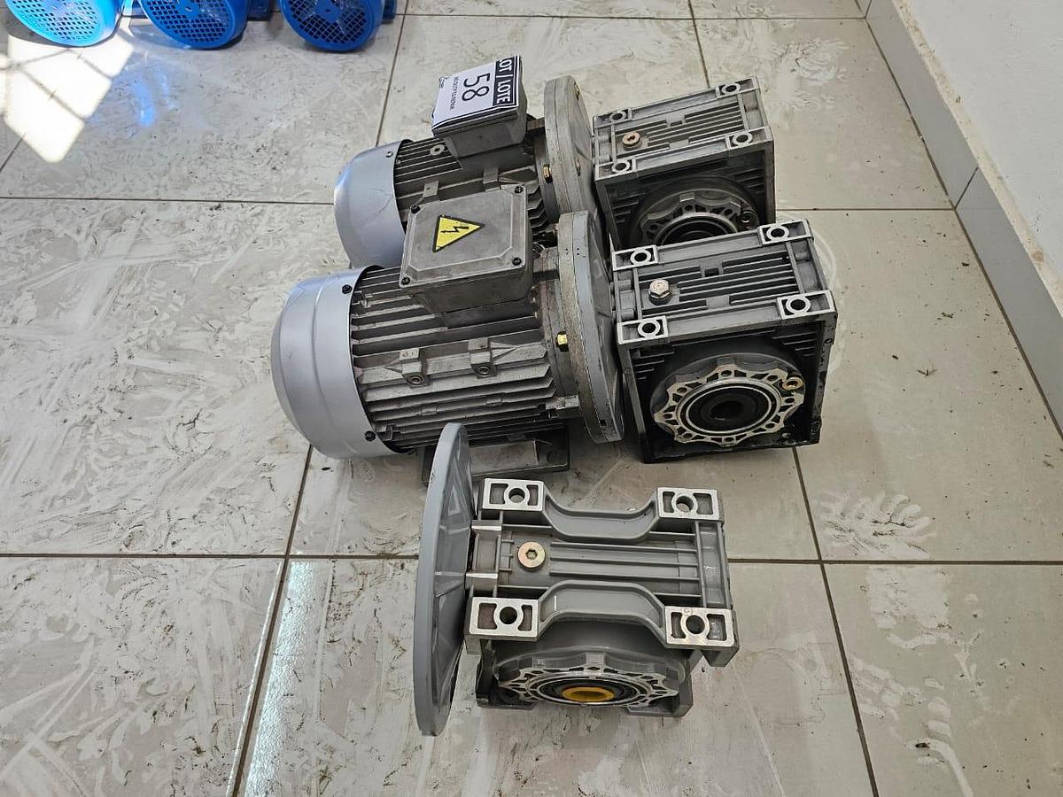 Used 2.2 KW ACTOM ELECTRIC MOTOR & GEARBOX ASSEMBLY