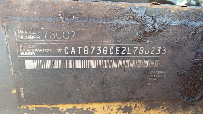 Used CAT 730C2 (STRIPPING FOR SPARES)