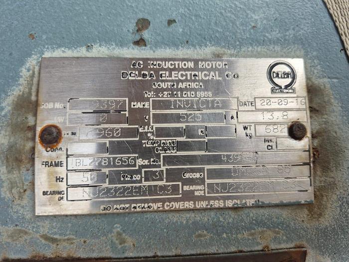 Used INVICTA 10KW 3 PHASE VIBRATING MOTOR