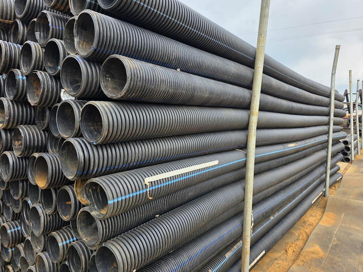 Used 5.6 HDPE CORRUGATED DOUBLE WALL CABLE DUCT (USED)