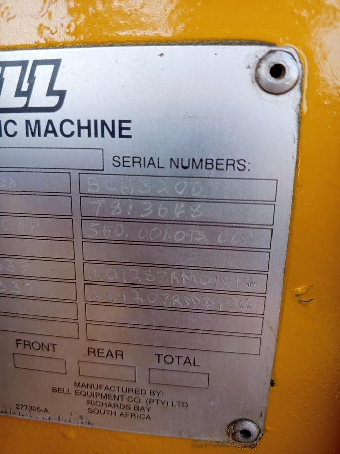 Used BELL 120 SUPER 2.75 TON ROUGH TERRAIN FORKLIFT(USED CONDITION)