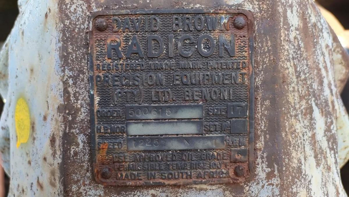 Used RADICON DOUBLE DRUM GEARBOX