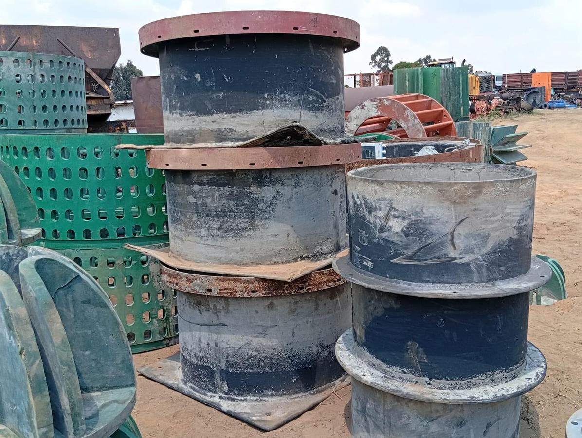 Used RUBBER SPIGOT CYCLONE