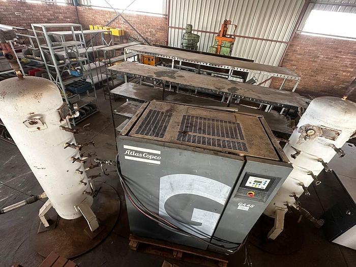 Used 45KW 10XBAR ATLAS COPCO COMPRESSOR UNIT (NOT TESTED)