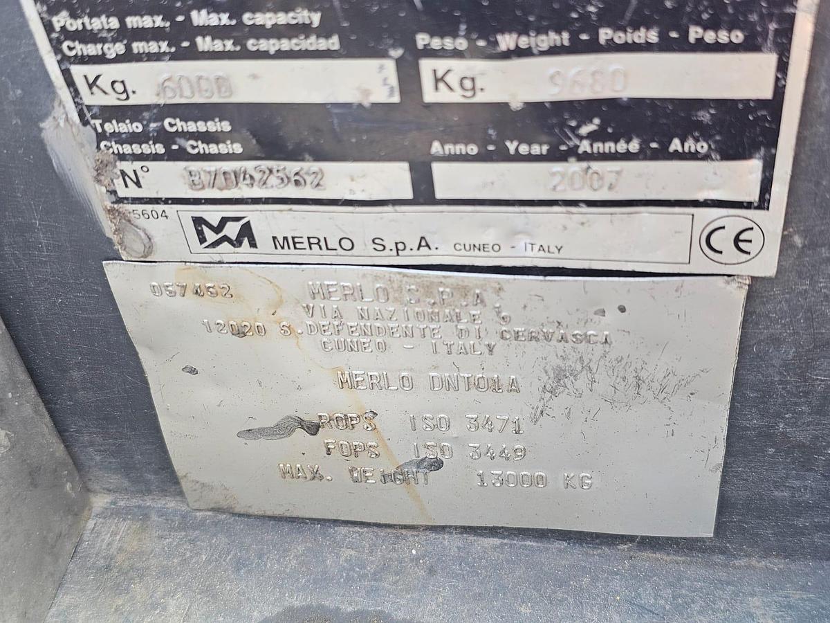 Used MERLO PANORAMIC P60.10 TELEHANDLER WITH PERKIN 2168/2400 ENGINE (RUNNER)