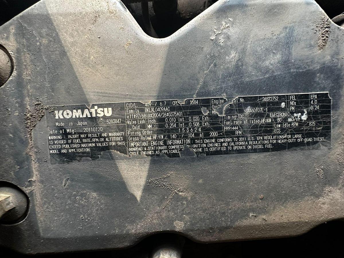 Used KOMATSU WA250-6 FRONT END LOADER - INOPERABLE