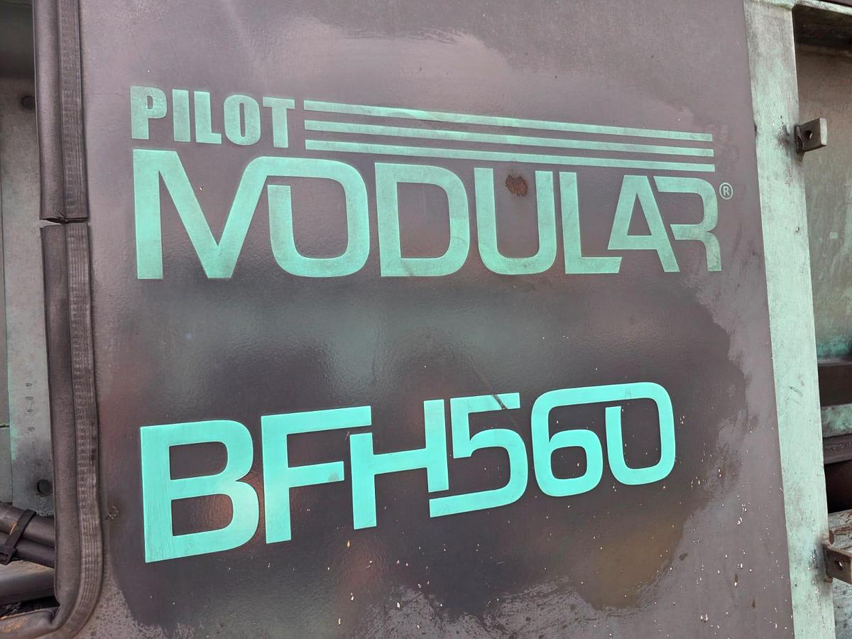 Used PILOT MODULAR BFH560 FEEDING BIN ON SKIDS 600MM CONVEYOR 3.5M