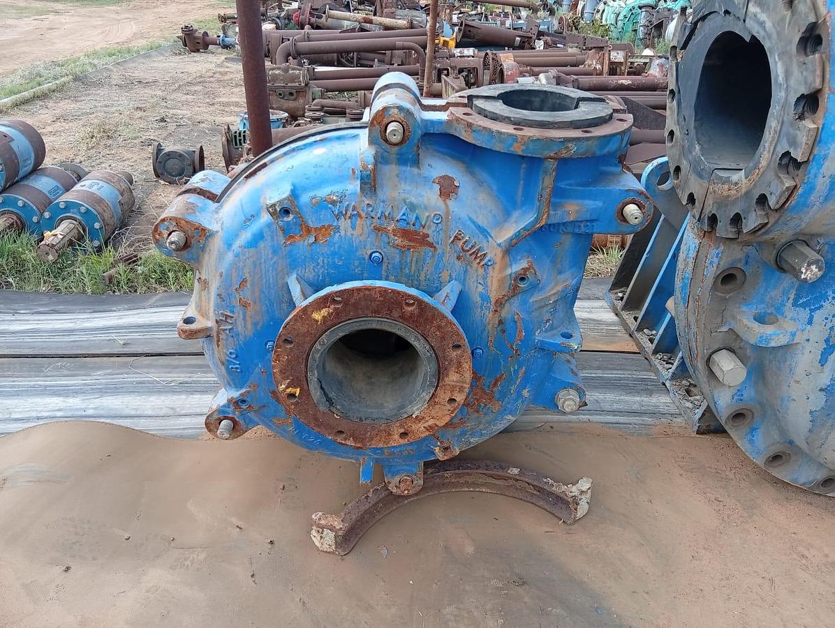 Used 8/6 WARMAN SPLIT CAST HORIZONTAL PUMP
