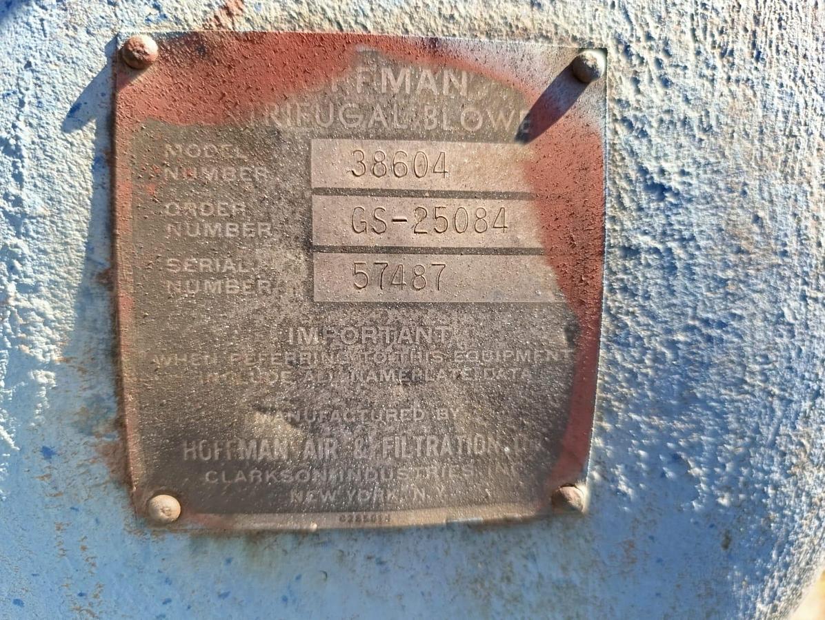 Used HOFFMAN 14X14 PUMP