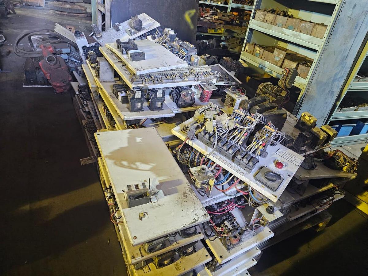 Used ELECTRICAL PANELS WITH CONTACTORS & ELECTRICAL CABLES - USED CONDITION