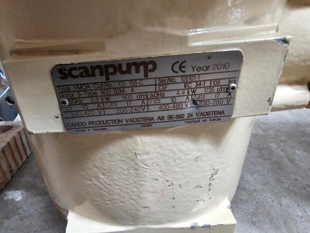 Used 2 X 3.8KW SCANPUMPS