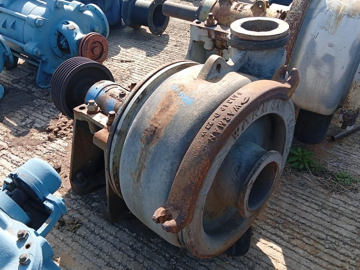Used 8/6 WARMAN 150MP HORIZONTAL SHAFT SPLIT CASE PUMP