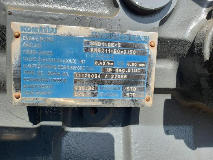 Used KOMATSU SGD140E-R TURBO ENGINE (RUNNER)
