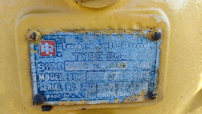 Used 13 BAR DUAL CHAMBER 7.5KW 400V INGERSOLL-RAND TYPE 30 COMPRESSOR (NOT TESTED)