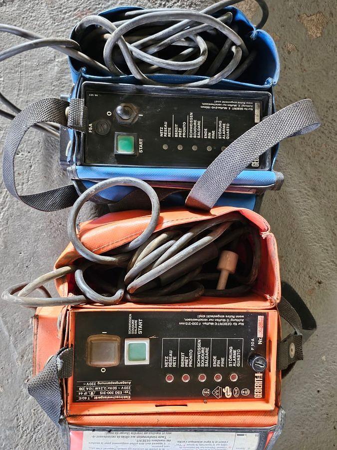 Used TWO (2) GEBERIT ELECTROFUSION WELDERS