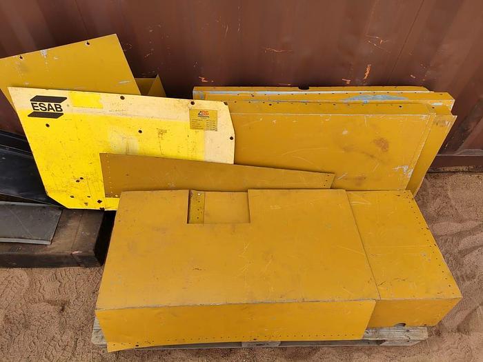 Used 1 X 100 M PACKING LINE ROLLER CONVEYOR STRUCTURE COMPLETE WITH DRIVES UNIT (TESTED)