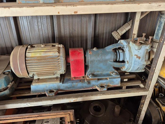 Used 5.5KW ACID-RESISTANT CIRCULATION PUMP WITH ELECTRIC MOTOR