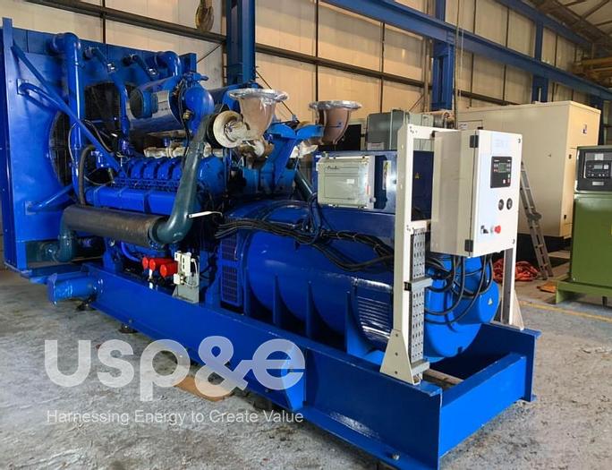 Used 1.3 MW 1995 Used Perkins 4012-46TAG2A Diesel Generator Set